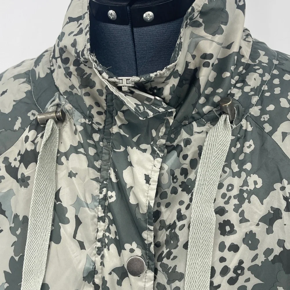 Maurices Utility Jacket - Green and Gray CAMO WOMENS SIZE S DRAWSTRING WAIST